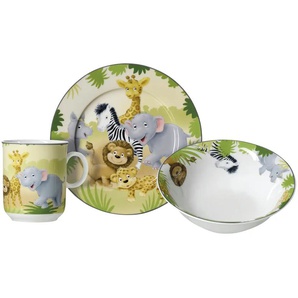 Ritzenhoff & Breker Kinderset Afrika - mehrfarbig - Porzellan - 27 cm - 15 cm | Möbel Kraft