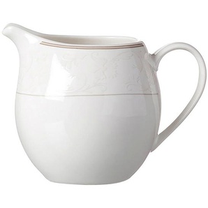 Ritzenhoff Breker Milchkännchen Isabella, Beige, Keramik, Ornament, 250 ml, Ausgießer, Kaffee & Tee, Kannen, Milchkännchen