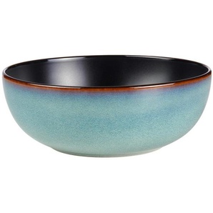 Ritzenhoff Breker Schale Bali, Blau, Keramik, rund, 23x9x23 cm, Essen & Trinken, Geschirr, Schalen & Schüsseln, Schalen