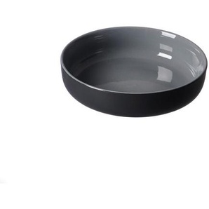 Ritzenhoff Breker Schale Jasper, Grau, Schwarz, Keramik, 19x5x19 cm, Essen & Trinken, Geschirr, Schalen & Schüsseln, Schalen