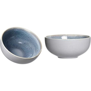 Ritzenhoff Breker Schale Skagen Stone, Blau, Grau, Keramik, 15x7x15 cm, Essen & Trinken, Geschirr, Schalen & Schüsseln, Schalen