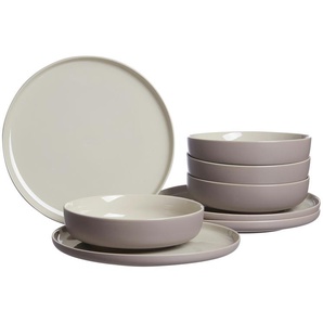 Ritzenhoff & Breker Tafelservice  8-teilig  Jasper ¦ braun ¦ Steinzeug/Steingut ¦ Maße (cm): B: 30 H: 34