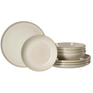 Ritzenhoff & Breker Tafelservice 8-teilig Olivia - beige - Steinzeug/Steingut | Möbel Kraft