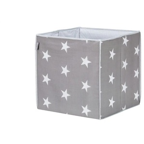 Roba Aufbewahrungsbox Little Stars - grau - Materialmix - 34 cm - 34 cm - cm 34,0 | Möbel Kraft