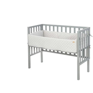 Roba Beistellbett - grau - Materialmix - 47 cm - 77,5 cm | Möbel Kraft