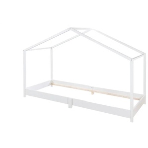 Roba Bodenbett-Set Montessori - weiß - Materialmix - 99,5 cm - 134 cm | Möbel Kraft