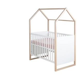 Roba Hausbett Cabane - weiß - Materialmix - 67,2 cm - 153 cm | Möbel Kraft