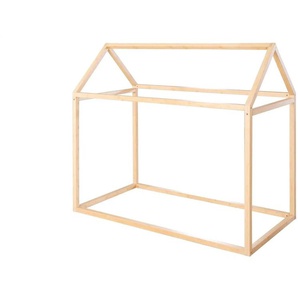 Roba Hausbett  Montessori ¦ holzfarben ¦ Maße (cm): B: 77 H: 134