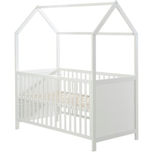 Roba Hausbett - weiß - Materialmix - 75 cm - 162,5 cm | Möbel Kraft