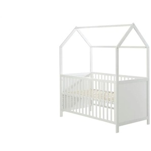 Roba Hausbett - weiß - Materialmix - 75 cm - 162,5 cm | Möbel Kraft