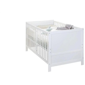 Roba Kinderbett  Easy Sleep ¦ weiß ¦ Maße (cm): B: 78 H: 78