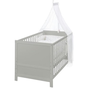 Roba Komplettbettset Sternenzauber grau   ¦ grau ¦ Maße (cm): B: 78 H: 78