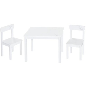 Roba Kindersitzgruppe - weiß - Materialmix - 51 cm - 52,5 cm - cm 51,0 | Möbel Kraft