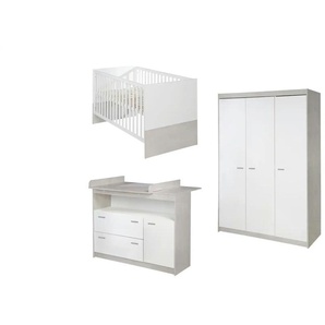 Roba Babyzimmerset Julia   ¦ weiß ¦ Maße (cm): B: 131 H: 190