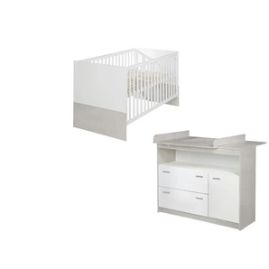 Roba Kinderzimmerset - weiß - Materialmix - 117 cm - 98 cm | Möbel Kraft