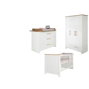 Roba Kinderzimmerset - weiß - Materialmix | Möbel Kraft