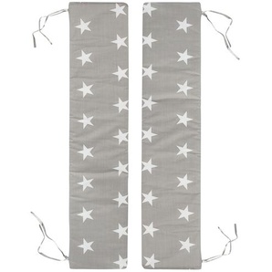 Roba Kissenset, 2er Set  Little Stars ¦ grau ¦ Maße (cm): B: 89 H: 2 T: 18