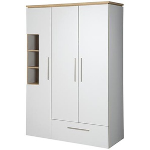 Roba Kleiderschrank  Adam ¦ grau ¦ Maße (cm): B: 134,5 H: 200 T: 55