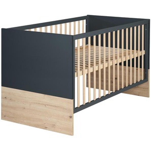 Roba Kombi-Kinderbett Lenn   ¦ grau ¦ Maße (cm): B: 76 H: 82