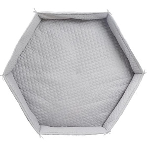 Laufgittereinlage ROBA Style, 6-eckig Bettnestchen bunt (silberfarben, grau) Baby Laufgitter und Treppenschutzgitter