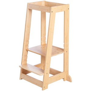 Roba Lernturm roba, Natur, Holz, Bambus, 54x88x43.5 cm, Babymöbel, Hochstühle & Zubehör, Lerntürme