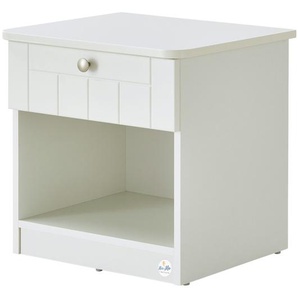 Mia & Mo Nachtkommode  Suna ¦ weiß ¦ Maße (cm): B: 51 H: 51 T: 45.0