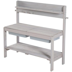 Roba Outdoor Kinderküche  Fun ¦ grau ¦ Maße (cm): B: 89 H: 88,5 T: 35.0