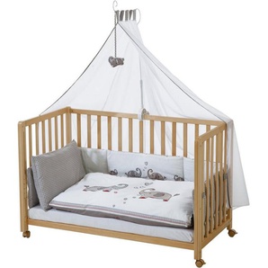 roba® Babybett Room Bed, Jumbo twins grau, 6-tlg.