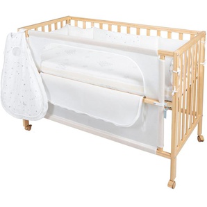 roba® Babybett Room Bed, safe asleep®, Sternenzauber natur, 4-tlg.