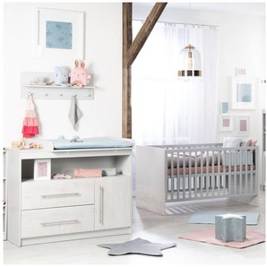 roba® Babymöbel-Set Maren 2, (Spar-Set, 2-St., Kinderbett, Wickelkommode), mit Kinderbett und Wickelkommode