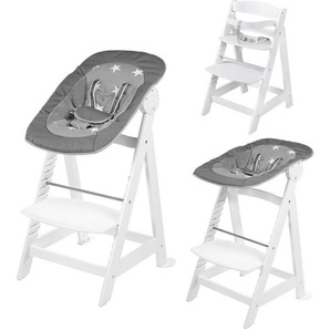 roba® Hochstuhl 2-in-1 Set Born Up, Little Stars, mit Neugeborenen-Aufsatz