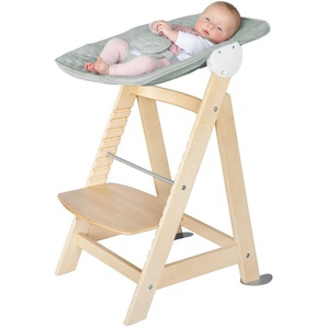 roba® Hochstuhl Treppenhochstuhl 2-in-1 Set Style, Born Up, mit Neugeborenen-Aufsatz