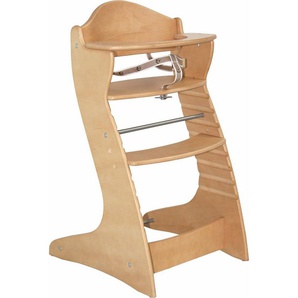 roba® Hochstuhl Treppenhochstuhl Chair up, natur, aus Holz