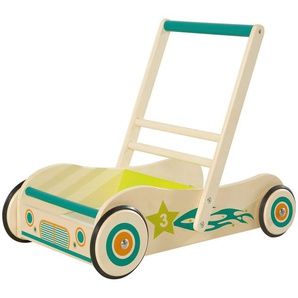 roba® Lauflernwagen Holzspielzeug, Rennfahrer, mit individuell einstellbarer Bremswirkung