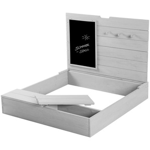 roba® Sandkasten Outdoor+, aufklappbar mit Deckel, HxBxT: 65,5 x 85,5 x 80 cm