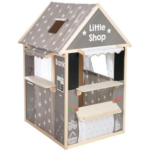 Roba Spielhaus  Little Shop ¦ grau ¦ Maße (cm): B: 82,5 H: 129