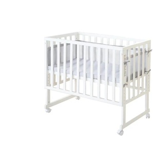 Roba Stuben- & Beistellbett  Style ¦ weiß ¦ Maße (cm): B: 49,5 H: 80,5