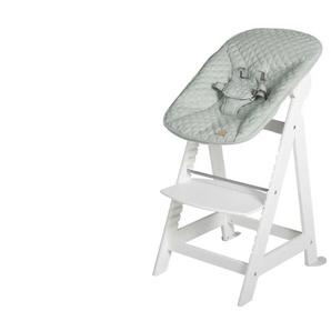 Roba Treppenhochstuhl 2in1 - weiß - Materialmix - 46 cm - 94 cm | Möbel Kraft