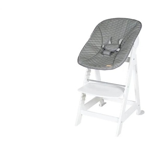 Roba Treppenhochstuhl 2in1 - weiß - Materialmix - 46 cm - 94 cm | Möbel Kraft