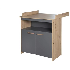 Roba Wickelkommode Anna - grau - Materialmix - 88 cm - 98 cm | Möbel Kraft