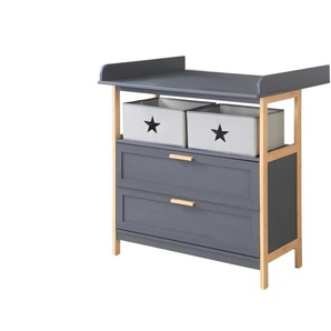 Roba Wickelkommode Berlin - grau - Materialmix - 87 cm - 100 cm | Möbel Kraft