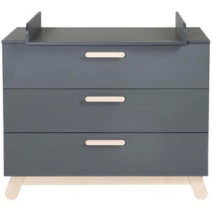 Roba Wickelkommode ¦ schwarz ¦ Maße (cm): B: 117 H: 103