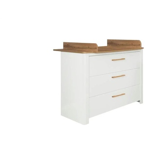 Roba Wickelkommode - weiß - Materialmix - 117 cm - 104 cm | Möbel Kraft