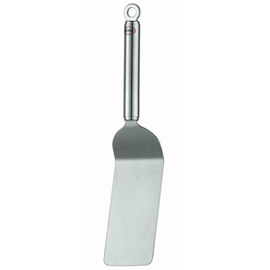 Sandwichpalette RÖSLE Küchenpaletten silberfarben (edelstahlfarben, länge 32 cm) Heber Wender Küchenpaletten Pfannenwender, gekröpfte Form, Edelstahl 1810, spülmaschinengeeignet