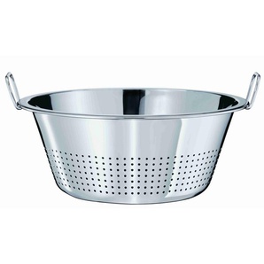 RÖSLE Seiher, Edelstahl 18/10, (1-St), Gemüseseiher in Gastronomiegröße, Ø 40 cm, spülmaschinengeeignet
