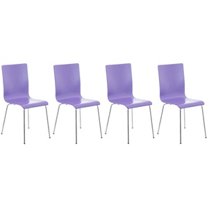 Roheia Dining Chair - Modern - Purple - Metal - 43 cm x 47 cm x 87 cm