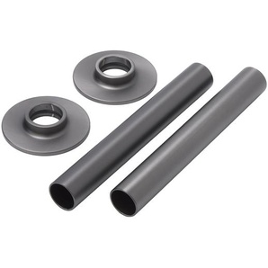 Rohrhülsen | Paar – Metallgrau