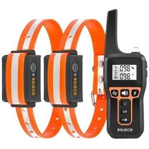 Rojeco 1000m Dog Training Collar Set  PD529 with 2 Collars