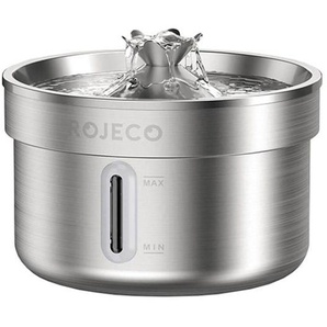 Rojeco Stainless steel fountain  drinker for dog and cat 2l