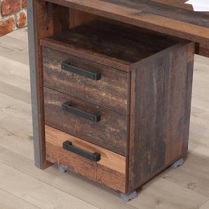 Rollcontainer 40 x 56 x 42cm Braun